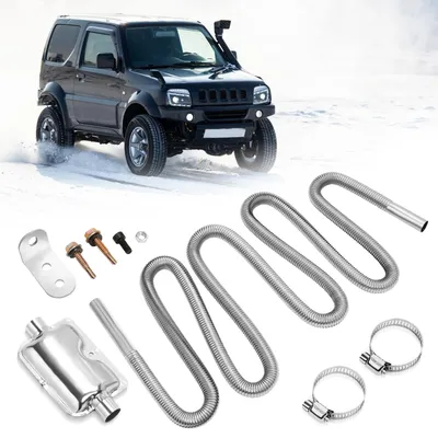 Produktbild von Jopassy 300cm Abgasschlauch Abgasrohr für Diesel-Auspuffrohre – Flexibler Metallschlauch mit 2 Schellen, ideal für Standheizung und Stromerzeuger
