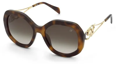 Produktbild von Blumarine SBM892 Avana scura lucida 55/19/140 Damen Sonnenbrillen