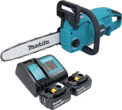 Produktbild von Makita DUC 307 ST2X3 Akku Kettensäge 18 V 30 cm Brushless + 2x Akku 5,0 Ah + Ladegerät