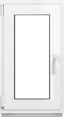 Produktbild von Framex Kellerfenster Fenster Kunststofffenster Weiß Breite x Höhe 45 x 90 cm (450 x 900 mm) 2fach (32 mm) Dreh Kipp DIN Links - Premium