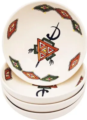 Zdjęcie produktu dla Zestaw 4 talerzy do zupy Jatte Sahel Beige - D 20 cm