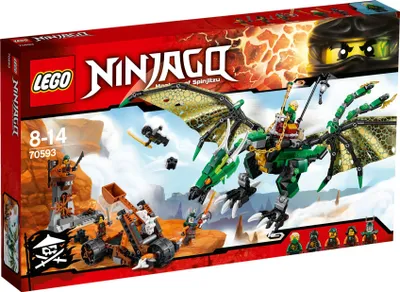 Zdjęcie produktu dla LEGO NINJAGO The Green NRG Dragon, Zestaw do budowania, 8 lat(a), 567 szt., 800 g