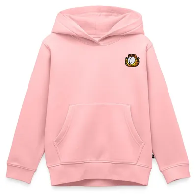 Produktbild von Spreadshirt Garfield Als Stick-Design Kinder Premium Hoodie, 110/116 (4 Jahre), Rosa