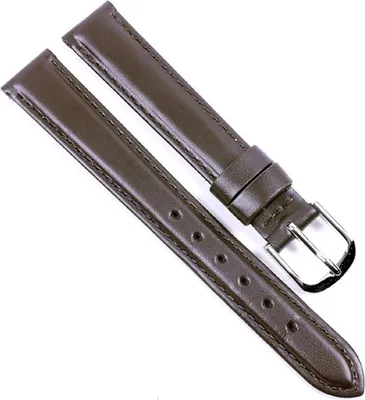 Produktbild von Minott Ersatzband Uhrenarmband Leder Büffelkalb dunkelbraun 14mm