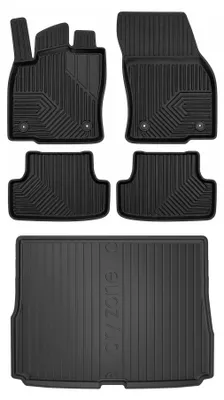 Obrázok produktu pre Autokoberce 3D TPE + vaňa kufra DryZone pre: Volkswagen T-Roc II 2025- SUV 5 ks