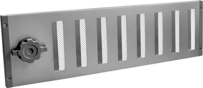 Produktbild von Lüftungsgitter LG 5015 SAA Schiebegitter Alu Eloxiert 500 x150mm Zuluft Abluftgitter