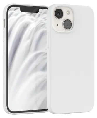 Produktbild von EAZY CASE Silikonhülle für Apple iPhone 13 Mini Silikon Backcover Schutz in Weiß