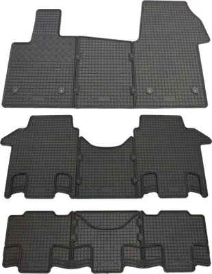 Produktbild von Rigum Gummi Fußmatten Set für VW T7 Multivan, Mod. Bj. 2022-