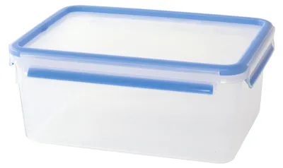 Produktbild von EMSA CLIP & CLOSE FRISCHHALTEDOSEN, Box, Rechteckig, 3,7 l, Transparent, Polypropylen (PP), Thermoplastisches Elastomer (TPE), Deutschland