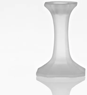 Produktbild von Kerzenhalter satiniert Crescend 11,5cm, Satiniert, aus Kristallglas