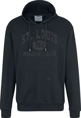 Produktbild von Übergrößen Kapuzen-Sweatshirt AHORN SPORTS St. Louis dunkelgrau Iron Grey 8XL