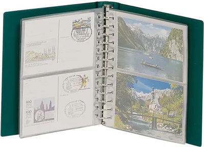 Produktbild von Lindner 1103K - G Postkarten-Album CLASSIC-grün
