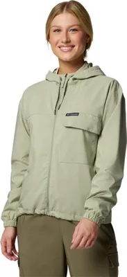 Produktbild von Skien Valley Hooded LS Women M grün - safari