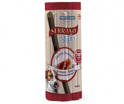 Obrázek produktu pro Serrano Sticks for Dog-Ham 16x12g