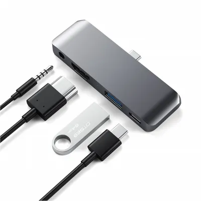 Obrázek produktu pro Satechi USB-C Mobile Hub für Apple iPad 4 in 1 Adapter Space Grau USB-C 4 in 1