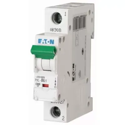 Zdjęcie produktu dla Eaton Electric GmbH Miniaturowy wyłącznik automatyczny PXL-D6/1 D6A 1-biegunowy (236093)