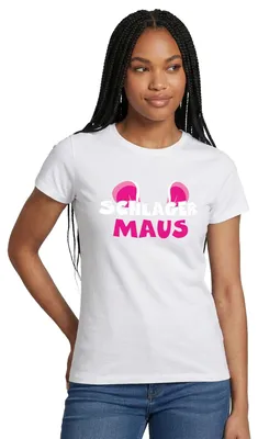 Produktbild von Spreadshirt Schlager Fanartikel | Schlagermaus Karneval Frauen T-Shirt, S, Weiß