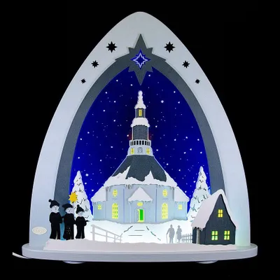 Produktbild von Weigla Lichterspitze LED Seiffener Kirche