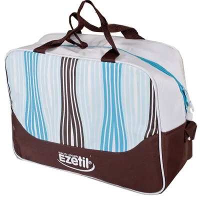 Produktbild von Kühltasche in blau mit Tragegriff und -gurt FASHION