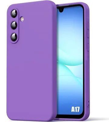 Image de Coque pour Samsung Galaxy A17 4G/5G, Protection Silicone Ultra Fine Léger Antichoc - Violet
