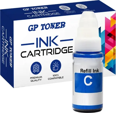 Produktbild von Tinte Patronen für Canon GI-590 PIXMA G1500 G1510 G2500 G2510 G3500 G3510 G4500 Cyan