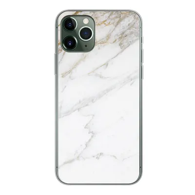 Produktbild von MuchoWow® Handyhülle Schutzhülle Hülle für iPhone 11 Pro Marmor - Stein - Weiß - Gold - Marmoroptik - Stein - Luxus Silikon Softcase Handy Hülle - Handy