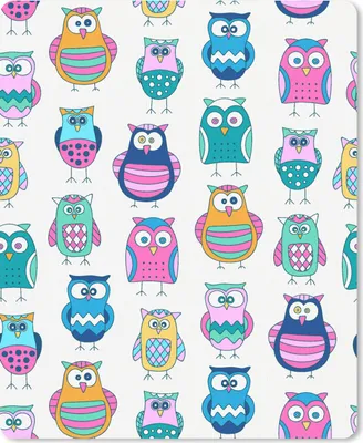 Produktbild von MuchoWow® Mauspad Mousepad Regenbogen - Eule - Cartoon 30x40 cm - Mousepads - Maus Mat - Pad - Mausunterlage - Mausmatten