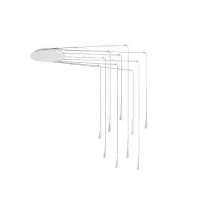 Immagine prodotto di Lampadario a sospensione CONE Bianco opaco 9x7W 3000K Perenz
