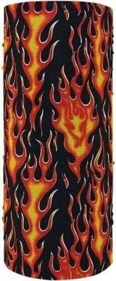 Image de Zan Headgear Astars Neck Tube Classic Flames Motorcycle Neckwarmer
