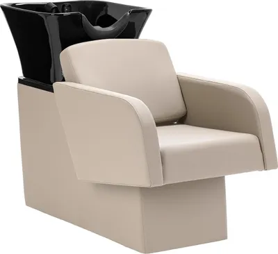 Produktbild von Santorini Friseur Waschbox - grau und beige