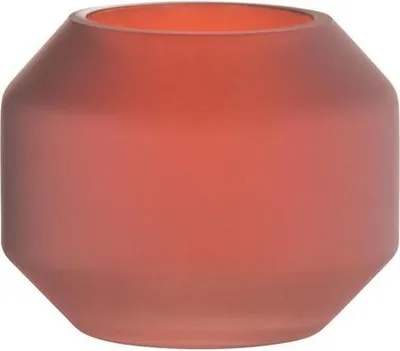 Imagen del producto de Gilde FINK, jarra, candelabro para velas, Eileen, vidrio, rojo, paquete de 6, diámetro: 11 cm, altura: 9.00 cm, código: 64123