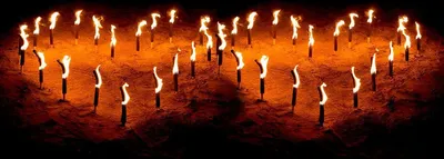 Fackelherzen Bausatz Liebeserklärung Flammenherzen Wachsfackel 45 Min. Brenndauer