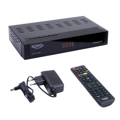 Produktbild von XORO HRT 8770 TWIN - naziemna - Full HD - DVB-T HD, DVB-T2 - 1920 x 1080 pikseli - AVI, MKV, MP4, MPG, XORO