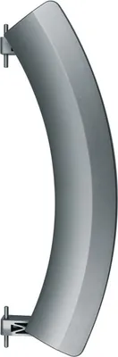 A single door handle is shown against a white background.