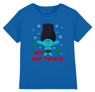Immagine prodotto di T-shirt per bambini "Trolls" - "Bah Hum-Branch" (modello TV37261) (taglia 140-146) (blu reale)