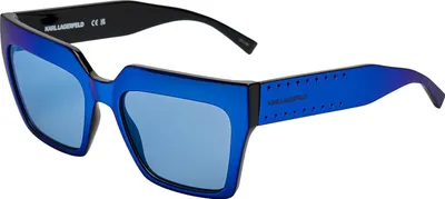 Image de KARL LAGERFELD KL6181S N 400 MIRROR BLUE 55/19/140 FEMALE Lunettes de soleil