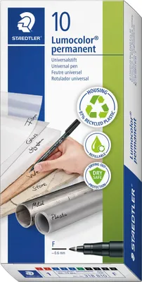 Produktbild von STAEDTLER Lumocolor Folienstifte-Set farbsortiert permanent 10 St