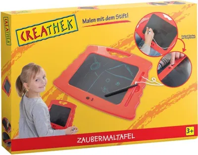 Produktbild von Creathek Zaubermaltafel 4-farbig
