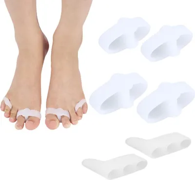 Produktbild von zehenspreizer,zehenspreizer,zehenspreizer kleiner zeh,hallux valgus zehenspreizer,Toe Thumb Anti-Verschlei?-Silikon-Zehenmanschetten (3 Paare)