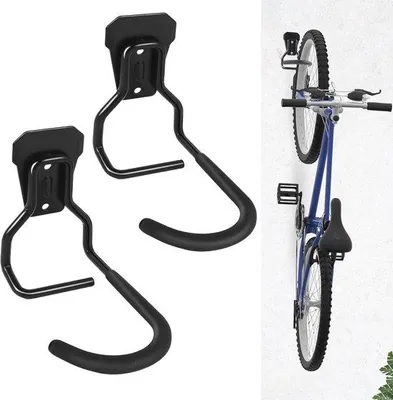 Produktbild von Famanu Fahrrad Haken 2er Set - Wandmontage für Garage