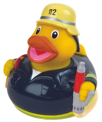 Produktbild von A - Feuerwehr - Berufsente - Quietscheente - Badeente - ca. 8 cm gross
