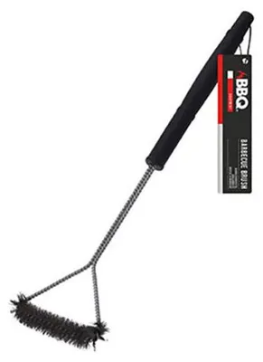 Zdjęcie produktu dla Metalowa szczotka do grilla z uchwytem 16,3 x 54,5 cm BBQ