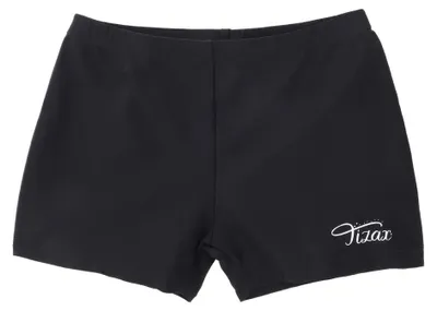 Produktbild von TIZAX Jungen Badehose Kinder Uv-Schutz Badeshorts Badeboxer Schwimmhose Schwarz