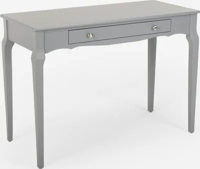 Image de Shabby Chic Meuble d'entrée en bois Bureau Console 106x47cm Toscano - Gris