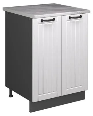 Obrázek produktu pro Skříňka pod dřez Vicco Fame-Line Bílý venkovský dům/Antracit 60 cm, Model 65287