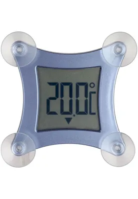 Produktbild von TFA - Digitales Fensterthermometer POCO 30.1026 - blau-metallic