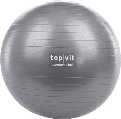 Produktbild von top | vit® Gymnastikball Gymnastic.Ball für Fitness- und Sportübungen, Ø 65cm, graphit
