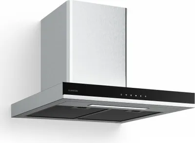 Obrázek produktu pro Klarstein Verosteel digestoř 60 cm - 881,6 m³/h, energetická účinnost A++, dotykové ovládání, LED osvětlení, nerezavějící ocel a sklo, tichý, filtr vhodný do myčky nádobí, digestoř