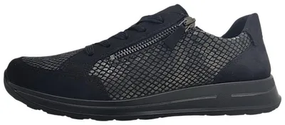 Image de Ara Osaka 2.0 : Chaussures de sport pour femmes, lacées, noires, pour le quotidien