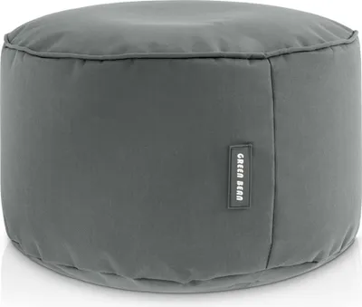 Produktbild von Green Bean® Sitzsack-Hocker "Stay" 45x25cm mit EPS-Perlen Füllung - Fußhocker Sitz-Pouf für Sitzsäcke - Fußablage Sitzkissen Sitzhocker Grau
